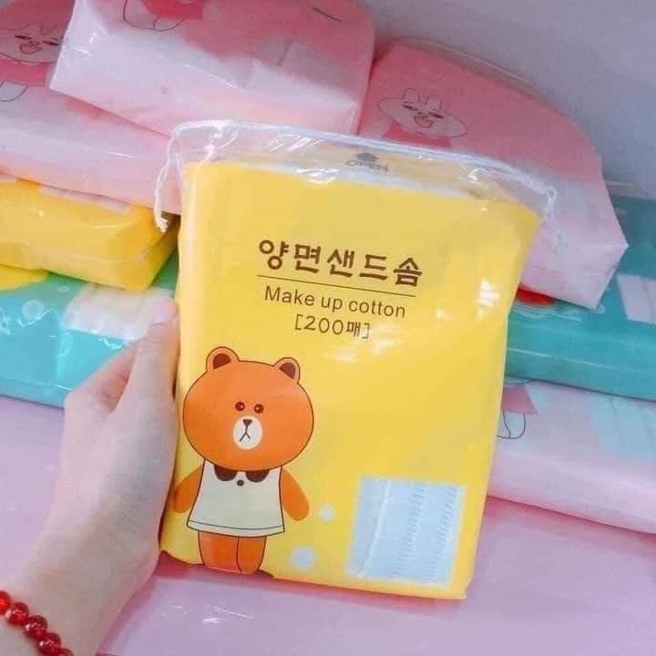 Bông tẩy trang gấu, vịt, thỏ