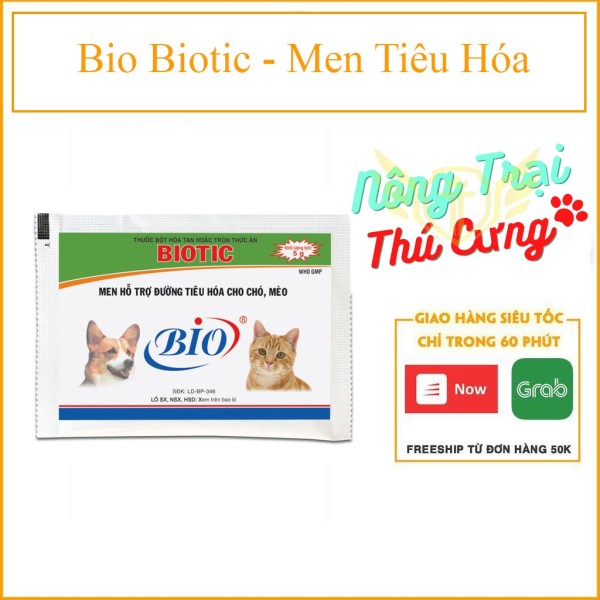 [HCM]Bio Biotic - Men Tiêu Hóa Hỗ Trợ Đường Tiêu Hóa Cho Thú Cưng