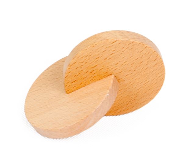 Xúc xắc 2 đĩa Montessori - Interlocking Discs