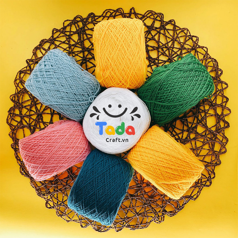 Sợi Cotton Việt Nam 1mm Cuộn 100g (Màu 51 đến 102)