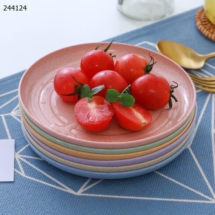SET 6 ĐĨA LÚA MẠCH AN TOÀN GMAX, 6 MÀU KHÁC NHAU
