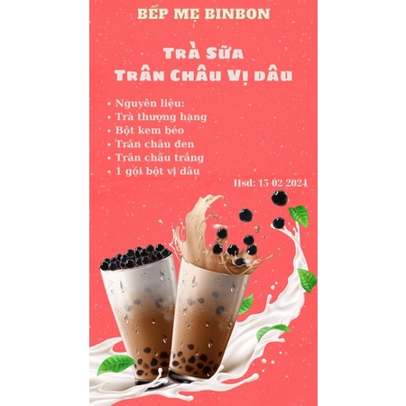 Trà sữa trân châu nhiều vị tự chọn set nấu được 10-12 cốc