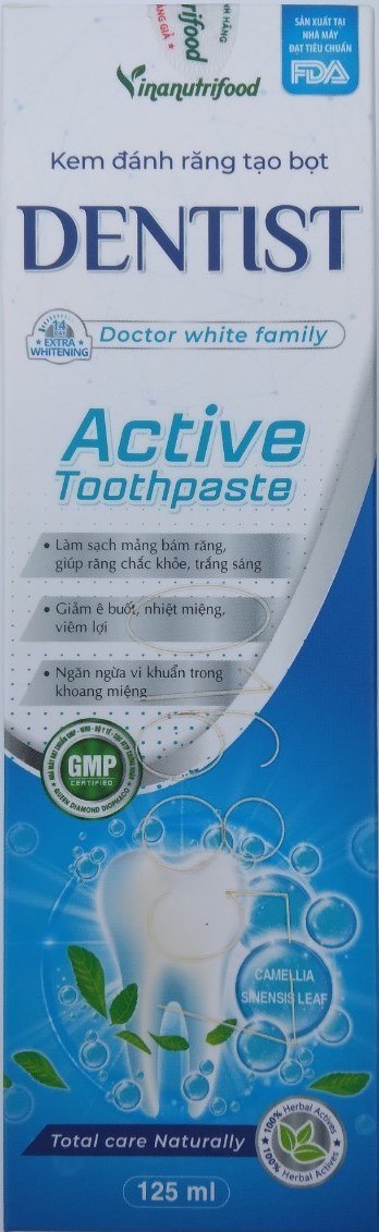 Kem đánh răng tạo bọt DENTIST - Dành cho người lớn