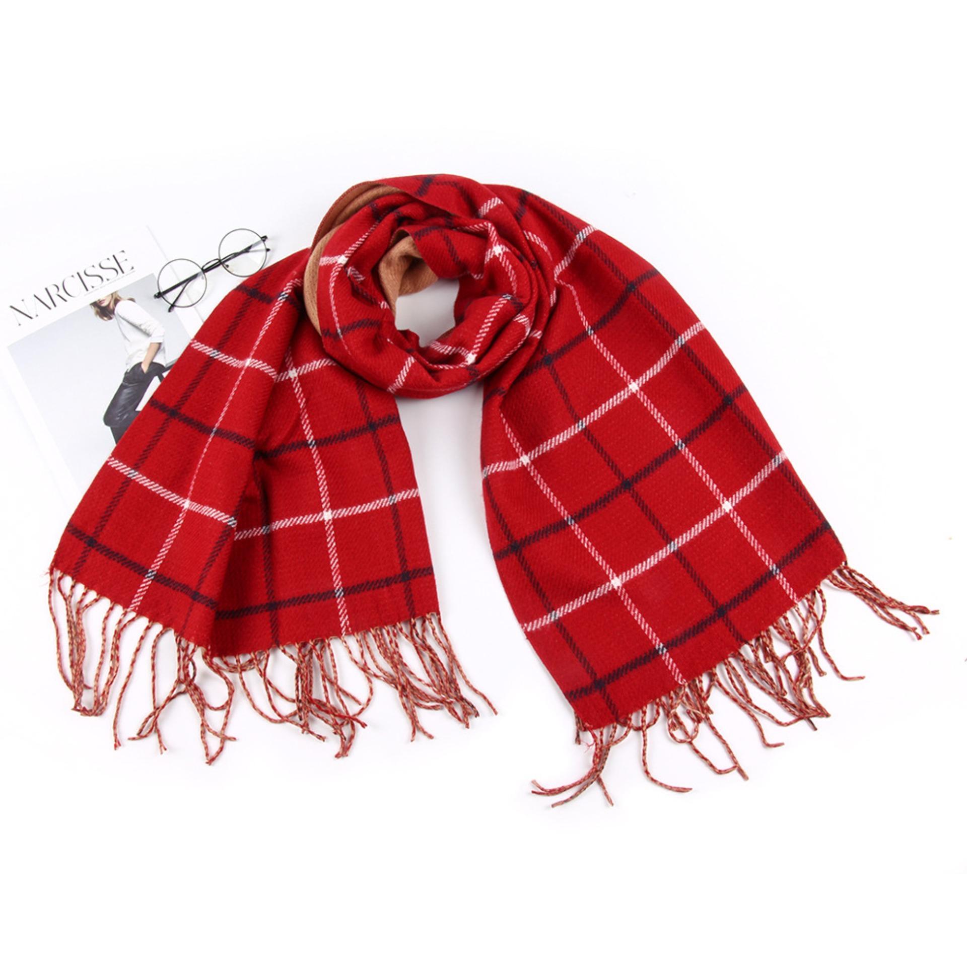 Khăn Choàng Dạ Cashmere Thu Đông Cao Cấp DA-02