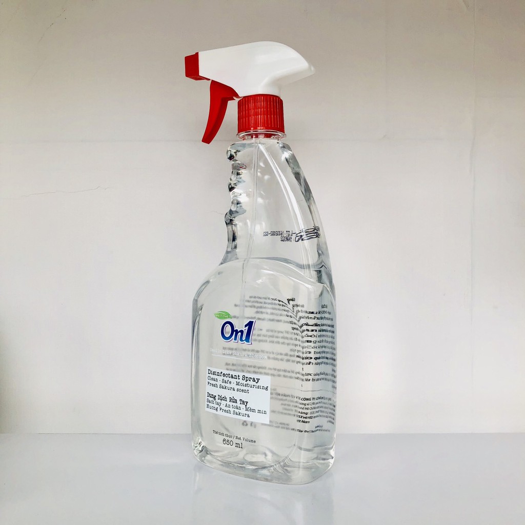 Dung dịch rửa tay và xịt sát khuẩn ON1 650ml