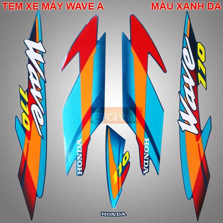 [HCM]Tem xe MÁY WAVE 110 MÀU DA