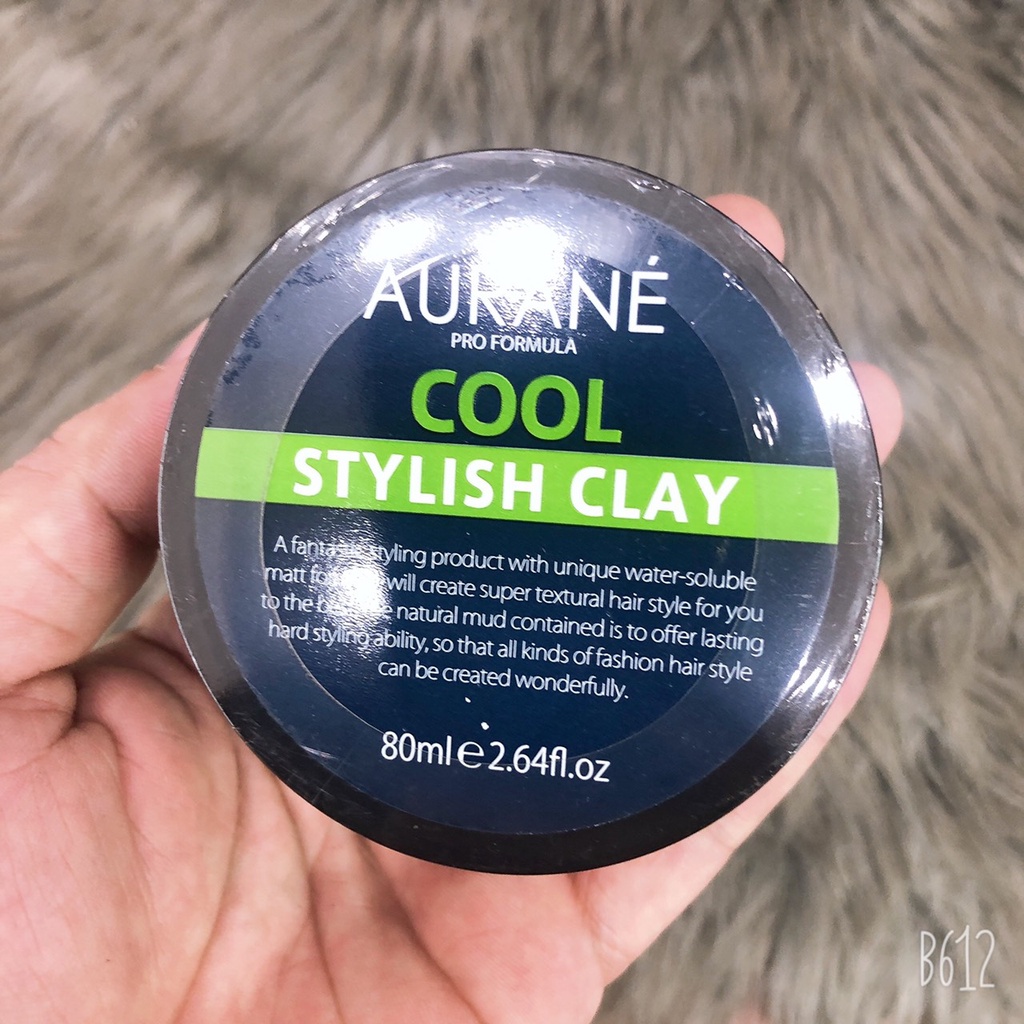 Aurane Cool Stylish Clay Men's Hard Matte Styling Wax 80ml