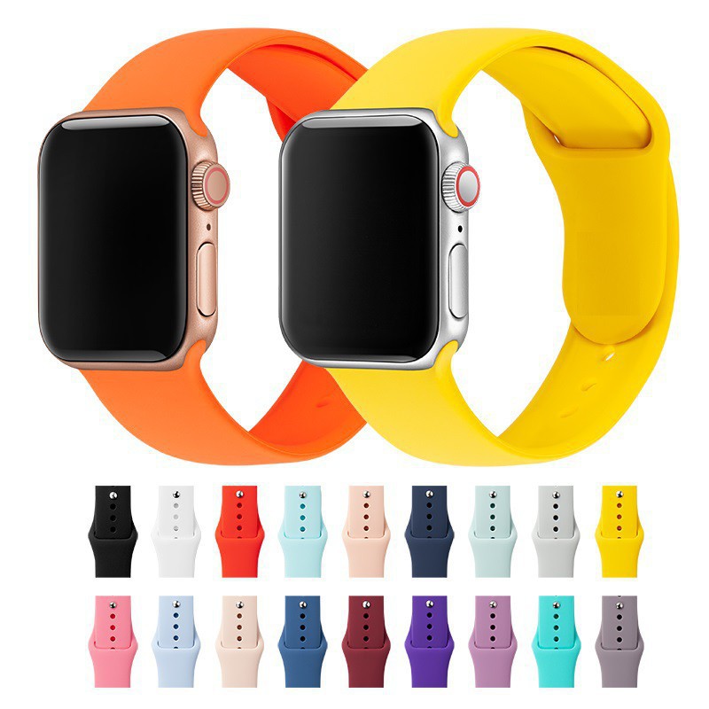 Dây đeo Apple Watch cao su cao cấp [ĐỦ SIZE 38 40 42 44]