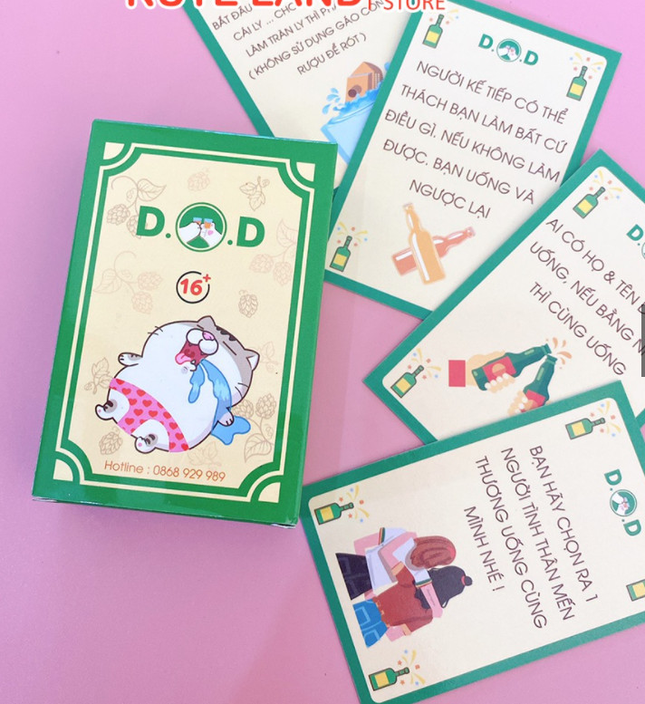 Bộ "XOÃ " bản đặc biệT-Drinking game hot trend Cho Bữa Tiệc Ăn Nhậu Uống Rượu Bia Bùng Cháy Cuộc Vui & Thăng Hoa Cảm