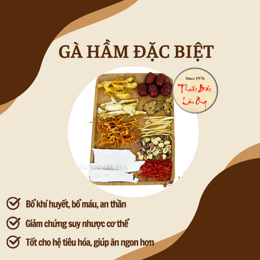 Sỉ 10 Thang tiềm gà - Gia vị hầm gà, nấu canh dưỡng sinh, bồi bổ sức khỏe