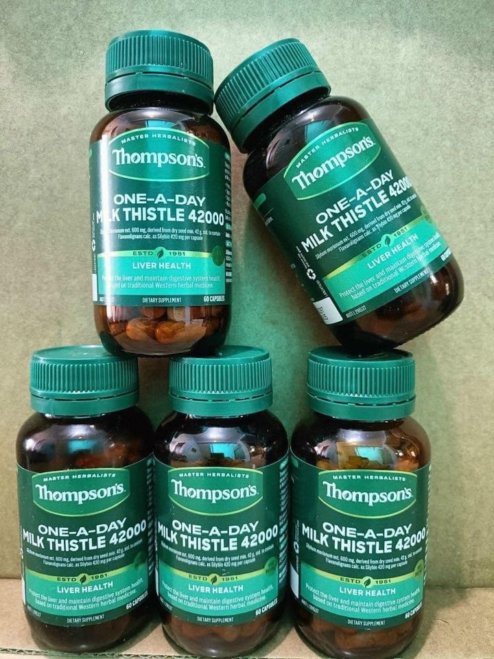 VIÊN UỐNG THẢI ĐỘC GAN Thompson’s Milk Thistle 42000.