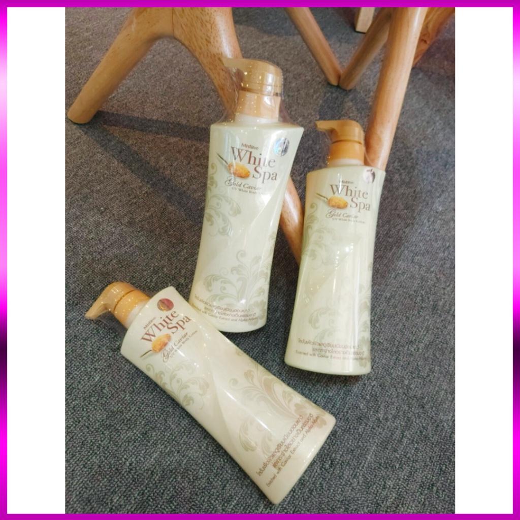[HÀNG CHÍNH HÃNG] Lotion Dưỡng Trắng Da Mistine White Spa 400ml Thái Lan