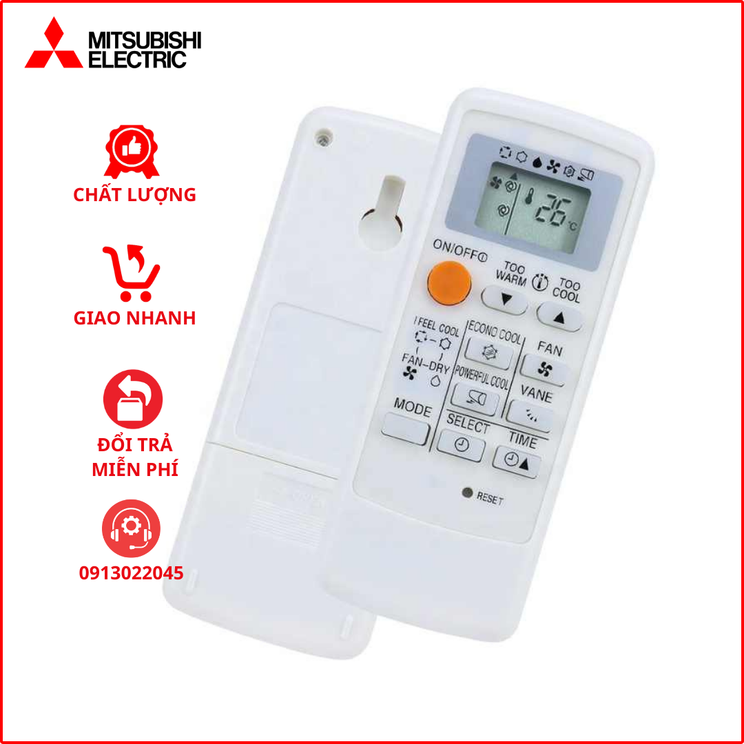Điều khiển cho điều hòa mitsubishi