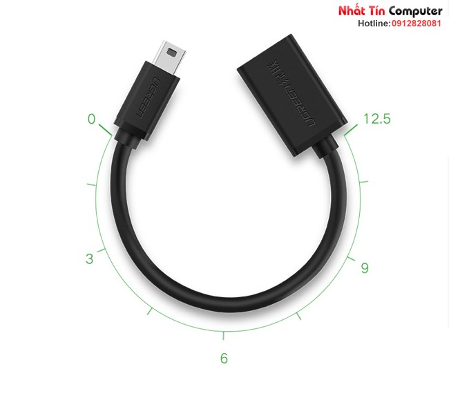 Cáp OTG Mini USB 2.0 chính hãng Ugreen 10383 cao cấp