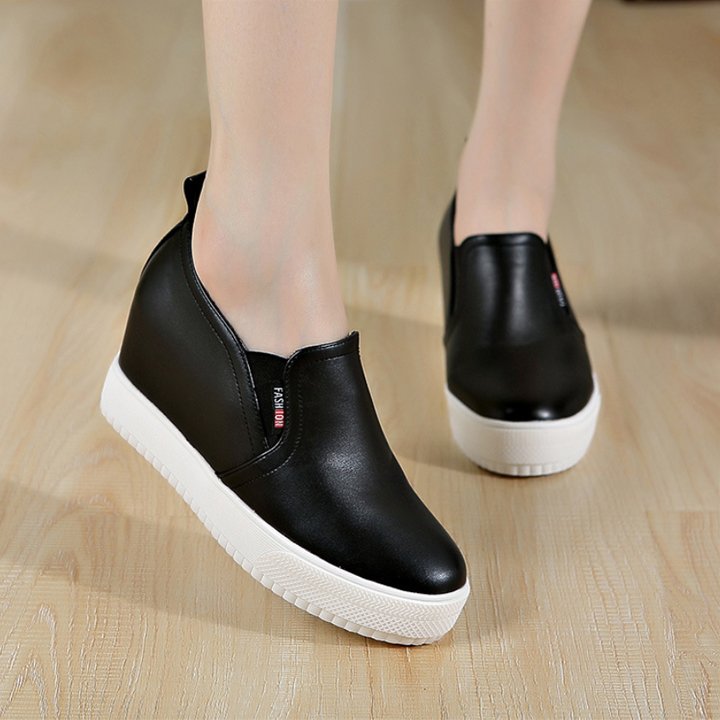 Giày Lười Đế Cao 8CM chất da PU L299