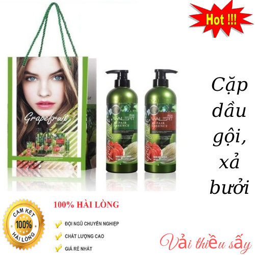 CẶP DẦU GỘI XẢ BƯỞI GRAPEFRUIT DUNG TICH 850ML