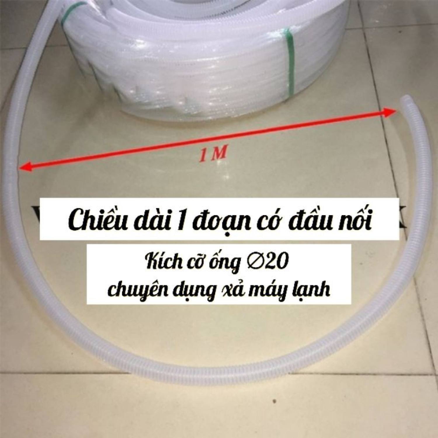 Ống xả ruột gà thoát nước máy lạnh