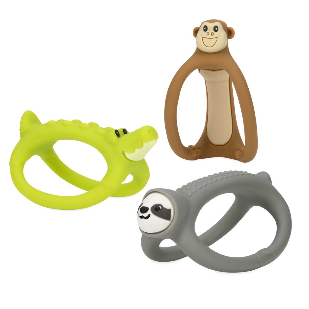 Gặm nướu Nuby hình thú cưng silicone cao cấp