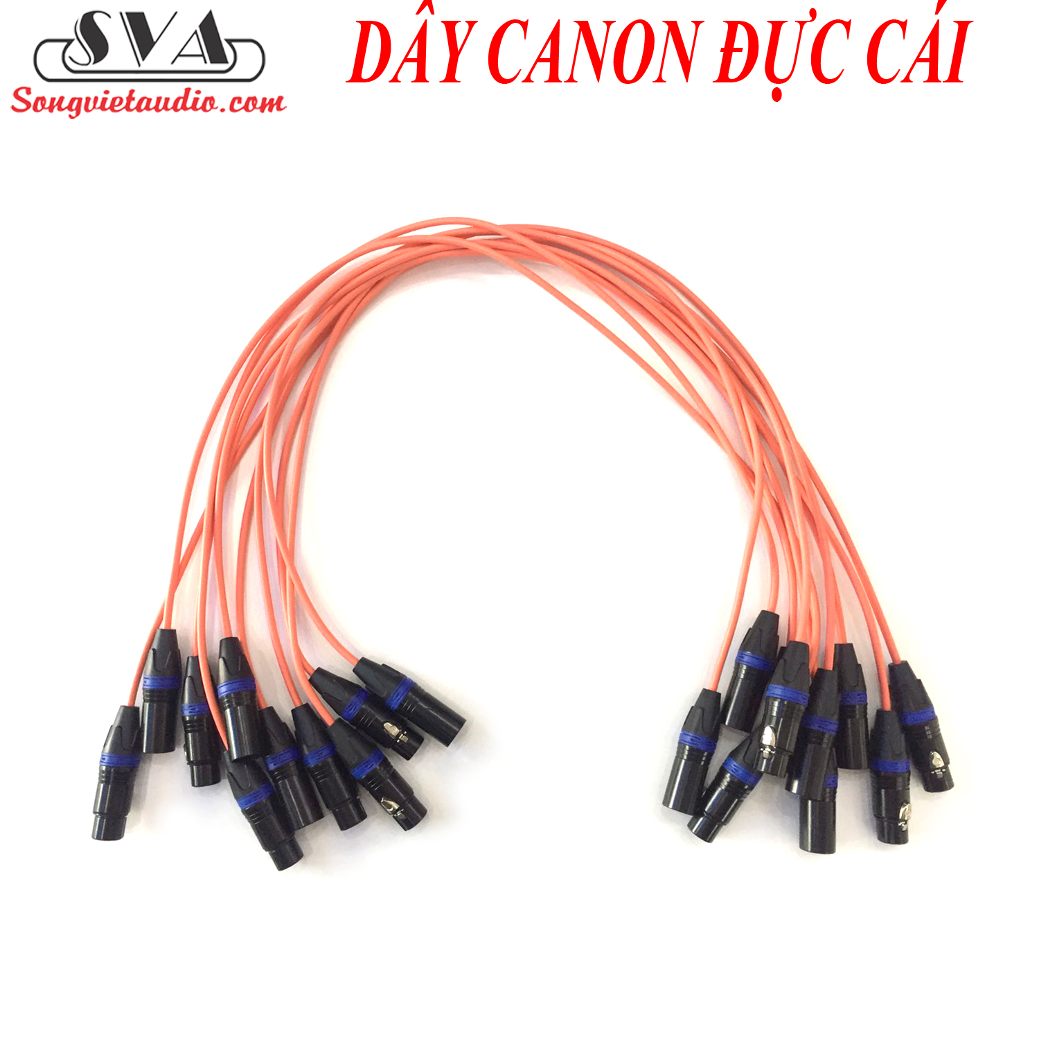 Dây CANON đực cái - cáp âm thanh dây tín hiệu canon ra canon loại đẹp - 1 CẶP