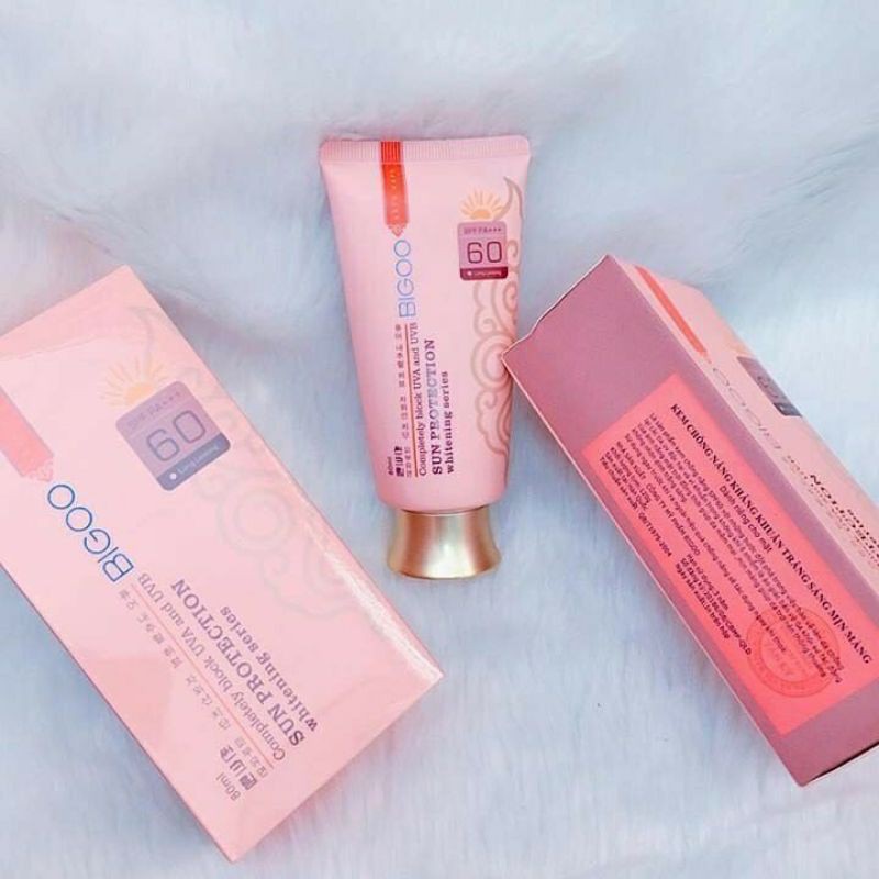 Kem chống nắng BIGOO Hàn Quốc SPF60 PA+++ (XÁCH TAY)
