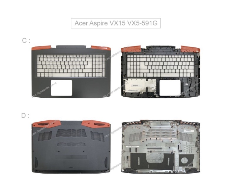 Vỏ Laptop Acer VX5-591 VX15 mặt C D