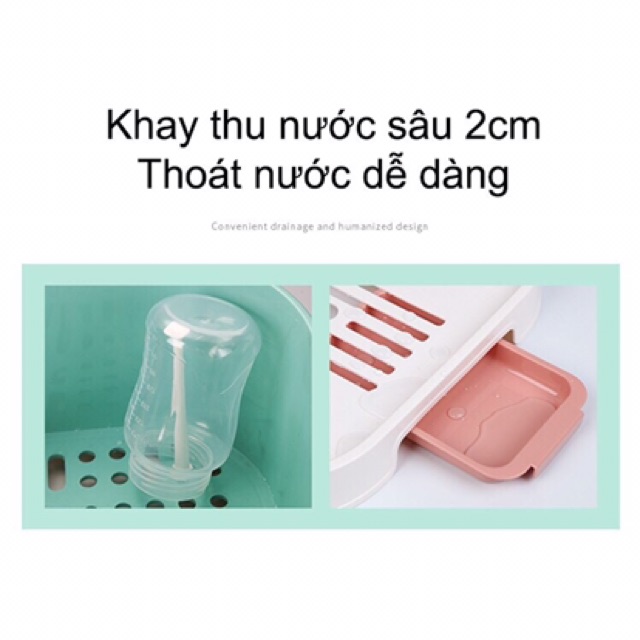 Khay đựng bình sữa có nắp đậy JPIN