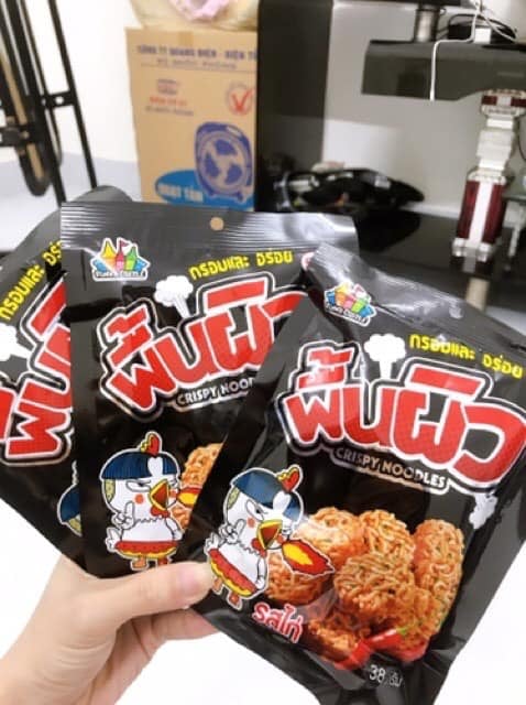 [ Giòn ngon ] Combo 12 gói bim bim mỳ gà cay thái lan siêu ngon