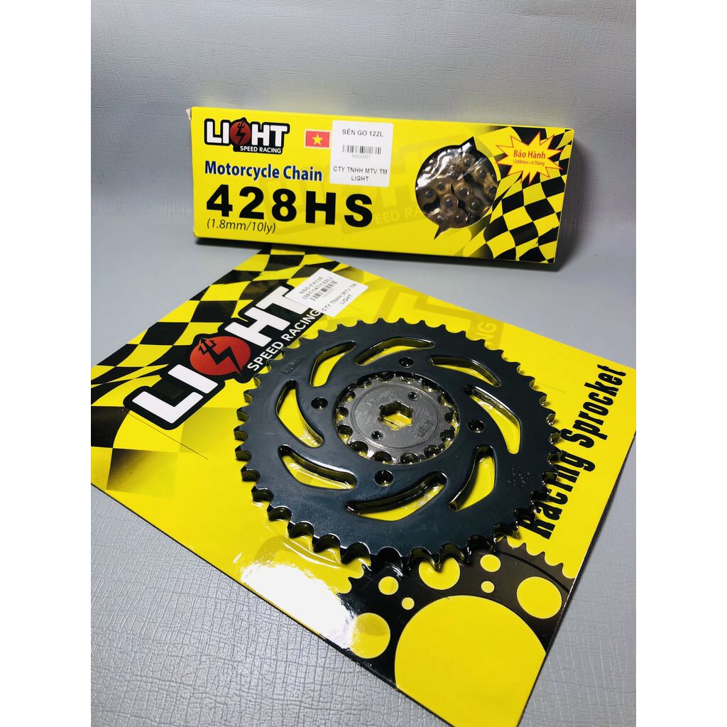 Bộ NSD (Nhông,sên,dĩa) LIGHT SPEED Winner 150- Winner X.