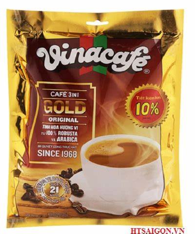 Vinacafe hòa tan 3 in 1 gold orginal date 2023 new