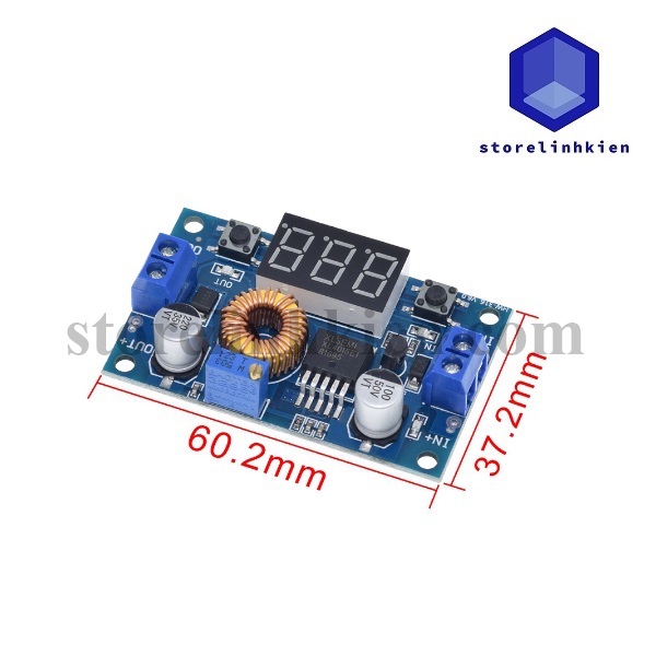 Mạch hạ áp DC-DC XL4015 5A 75W Led hiển thị