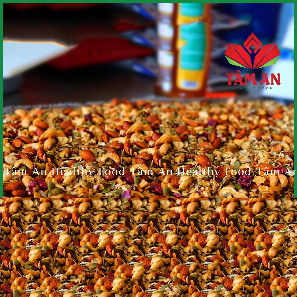 Granola siêu hạt không đường healthy lành mạnh