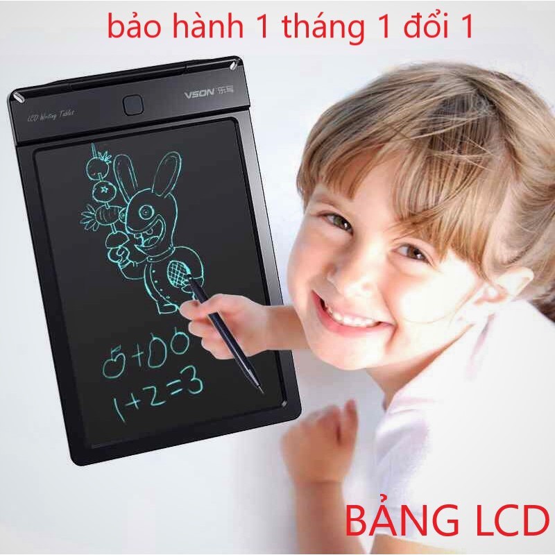Bảng Viết Bảng Vẽ Điện Tử Thông Minh LCD Tự Động Xóa  Cho Bé 5 inch 8.5 inch 10 inch 12 inch