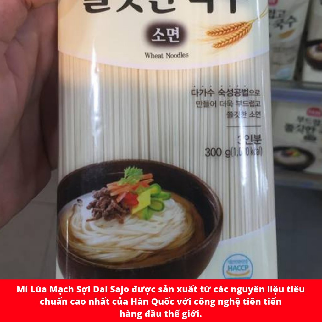 MÌ LÚA MẠCH SỢI DAI SAJO HÀN QUỐC GÓI 300G