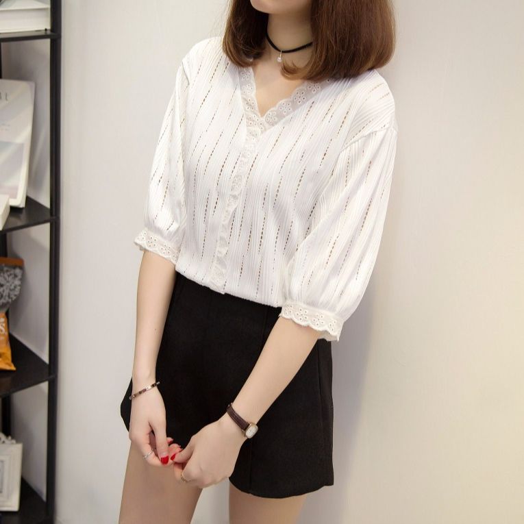 Áo Sơ mi nữ tay lỡ xinh xắn