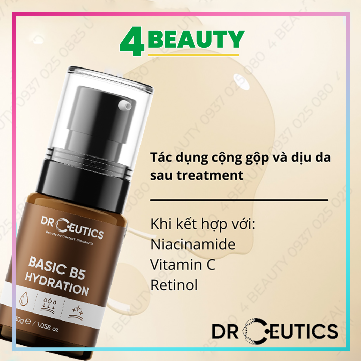 Tinh chất dưỡng Serum B5 Hydration DrCeutics Cho Da Dầu Mụn - Serum DrCeutics B5