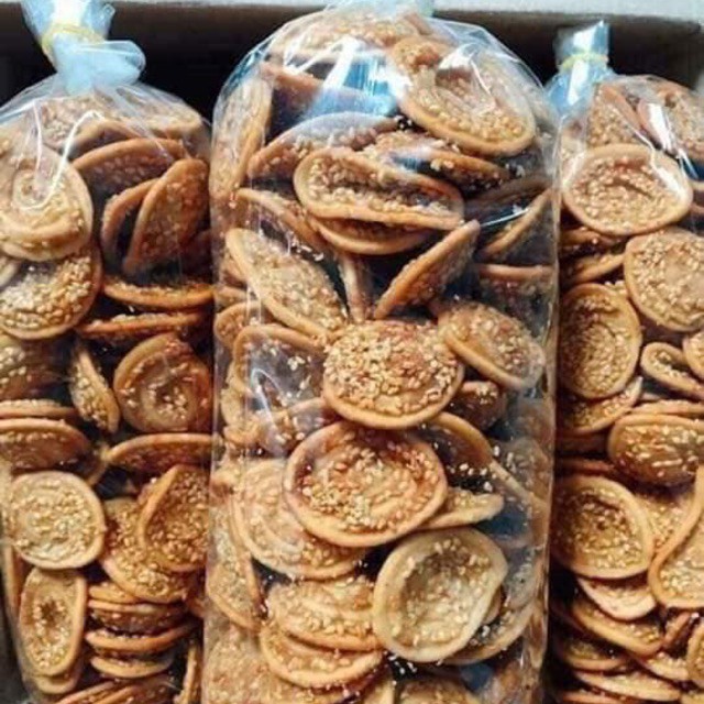 Bánh tai heo mè - túi 100g - ăn vặt ngon