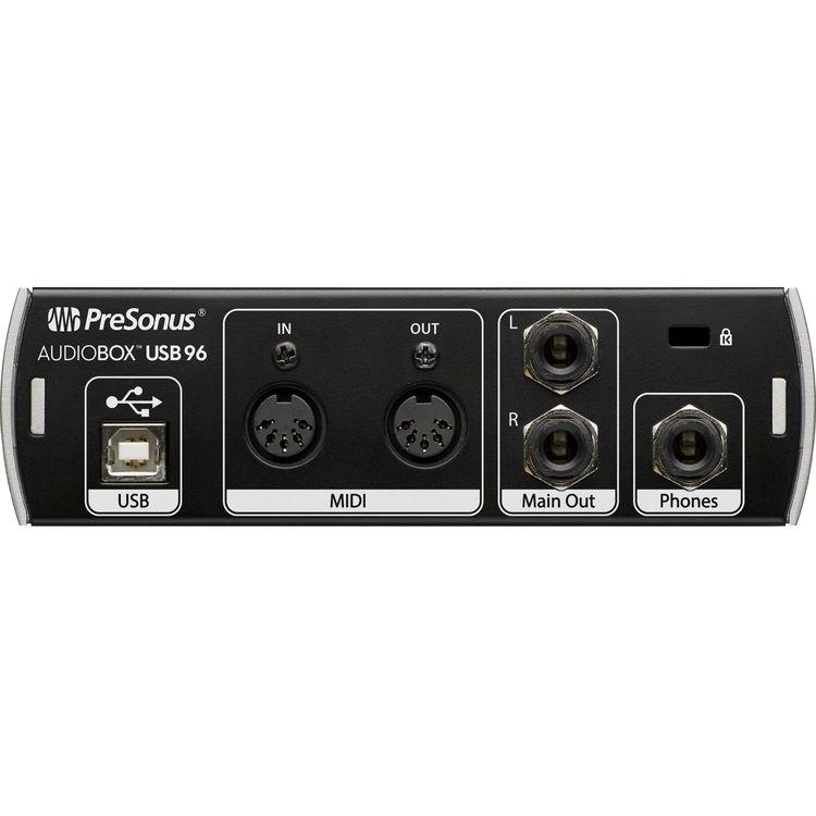 Card âm thanh PreSonus AudioBox 96 USB 2.0 MIDI 2 Input / 2 Output Audio Recording Interface