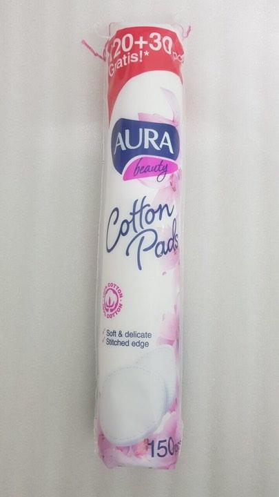 [HCM]Combo 2 Bông tẩy trang Aura 150 miếng
