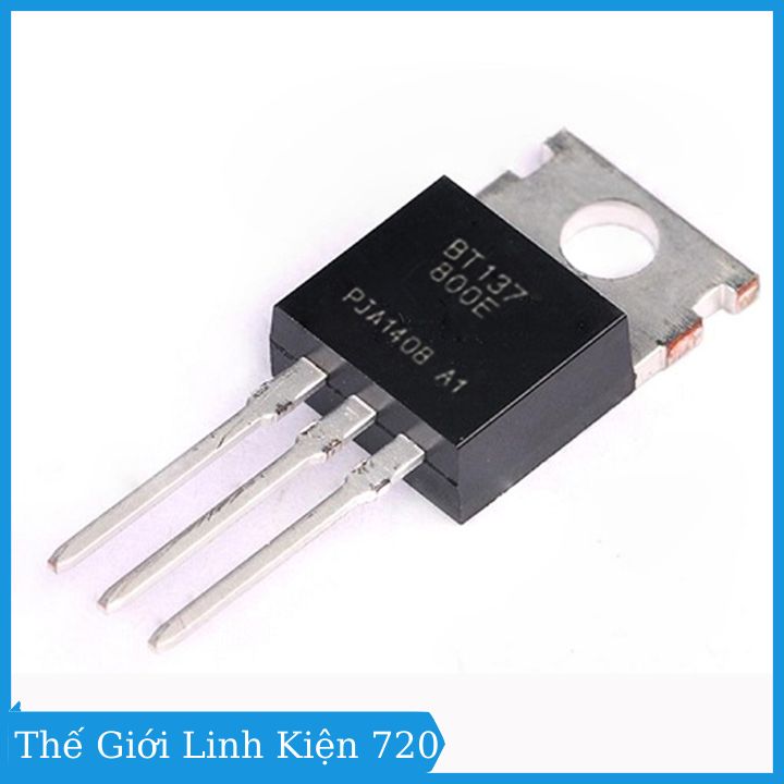 Triac bán dẫn BT137–600E TO-252 / TO-220 điện áp 600V 8A