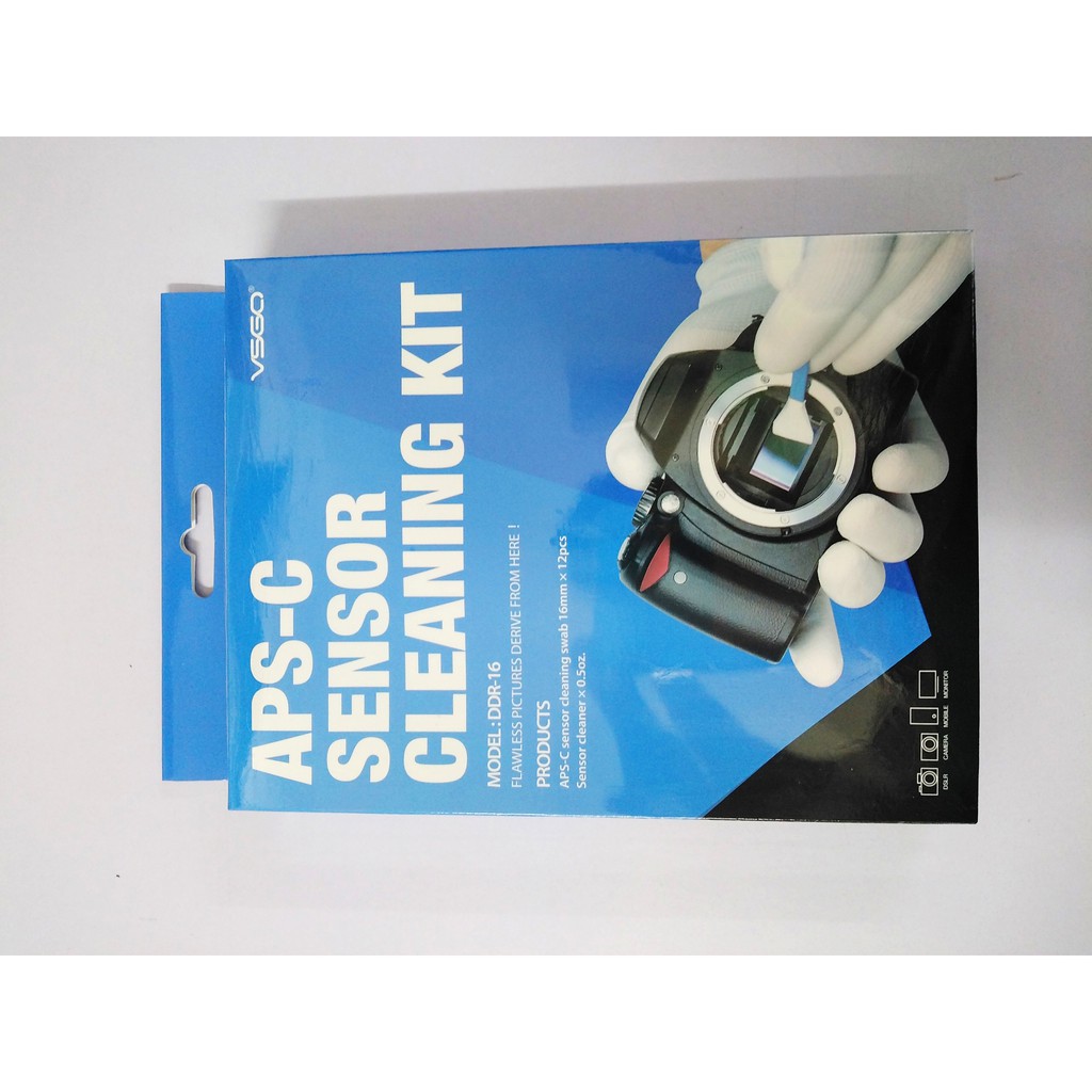 BỘ VỆ SINH MÁY ẢNH APS-C SENSOR VSGO DDR-16 - CHÍNH HÃNG