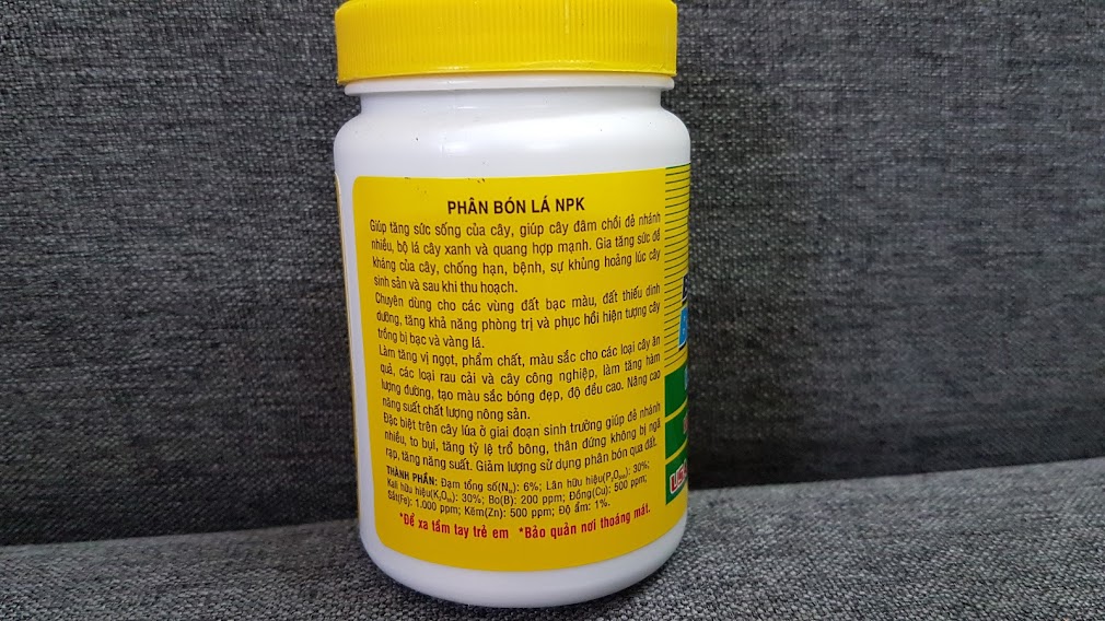 Phân Bón Lá NPK 6-30-30 Grow More lọ 100gram