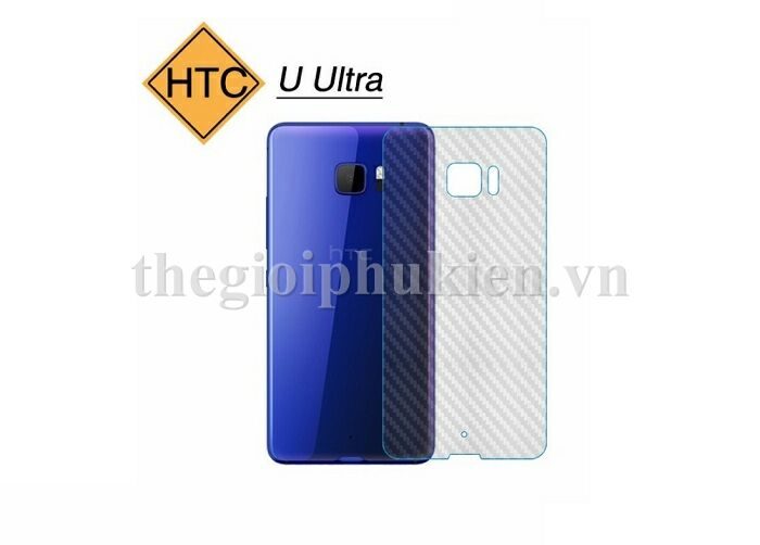 Miếng dán vân Carbon, các bon mặt lưng cho HTC U Ultra