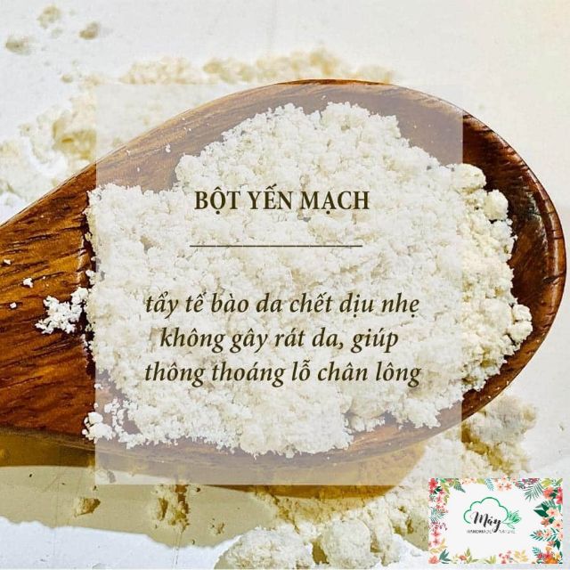 Bột yến mạch mịn handmade 100g