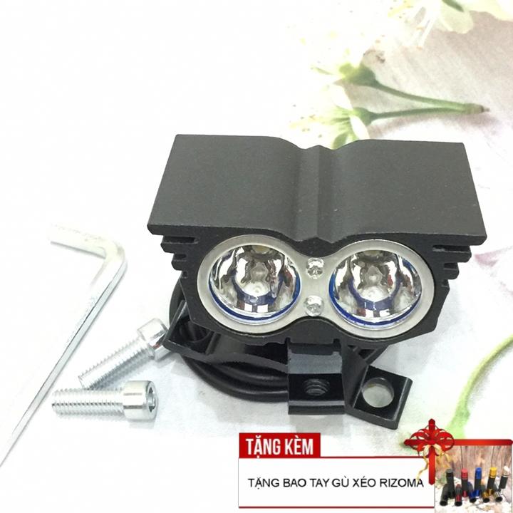 [A!!!ĐẸP MÊ LY]  Chế thêm đèn trợ sáng mắt cú L2   cực sáng cho xe máy  A219-TẶNG NGAY ĐÔI TAY NẮM RIZOMA CỰC ĐẸP