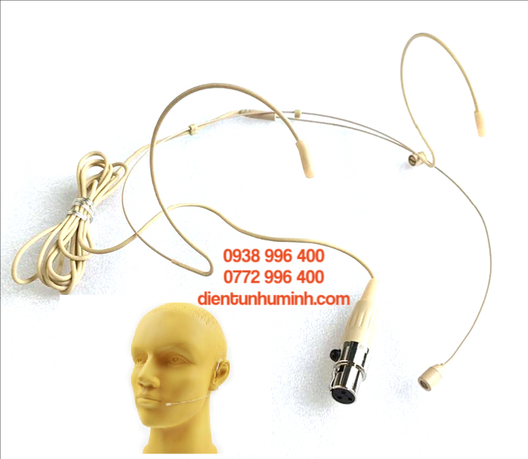 Mic Đeo Tai Màu Da jack canon mini