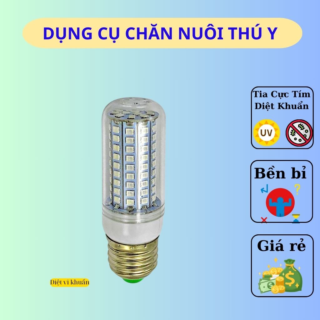 Bóng Đèn UVC Led Diệt Khuẩn 10W