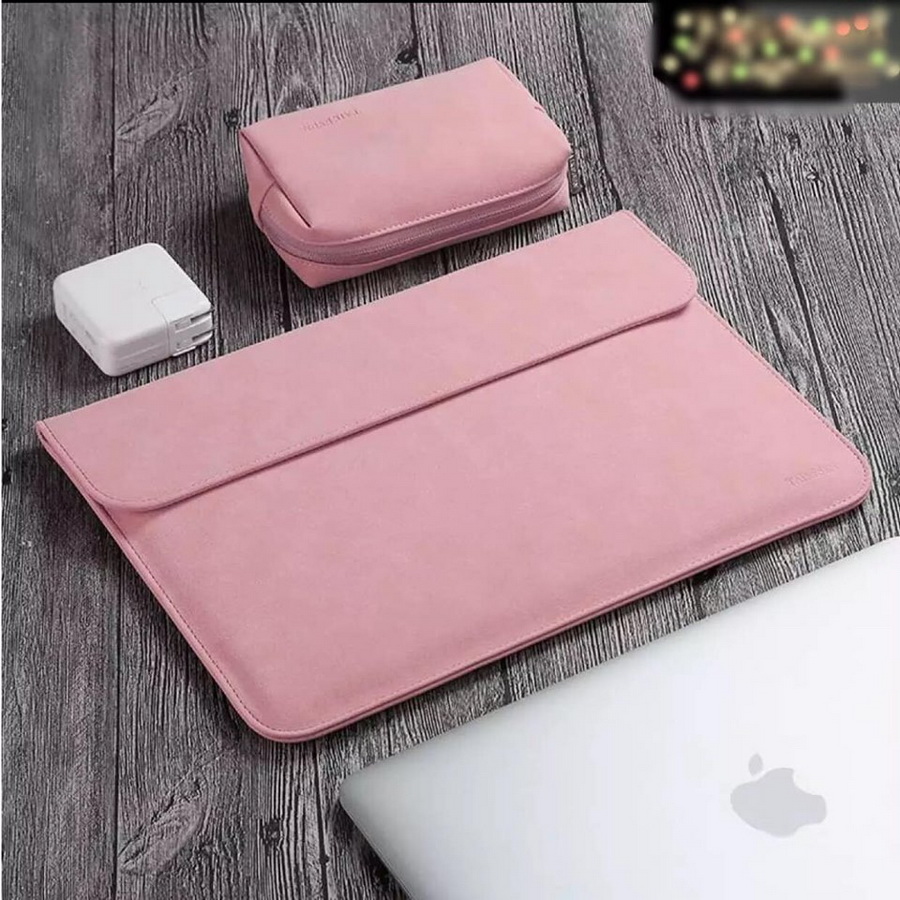 Bao da, túi da chống sốc cho Macbook, Laptop Surface
