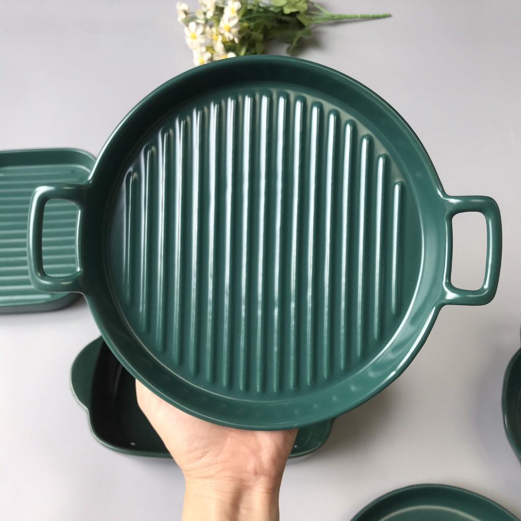Set Bát Đĩa Chén Dĩa Sứ Xanh Cổ Vịt Bát Ăn Cơm, Decor Dễ Thương