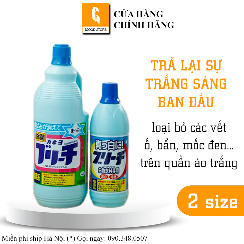 Nước tẩy quần áo trắng Rocket Nhật Bản 600ml