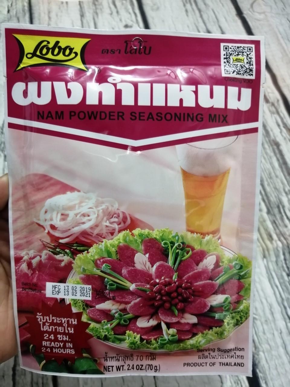 Combo 10 gói gia vị làm nem chua Thái Lan